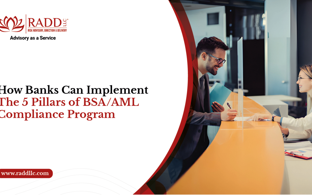How Banks Can Implement The 5 Pillars of the BSA/AML Compliance Program