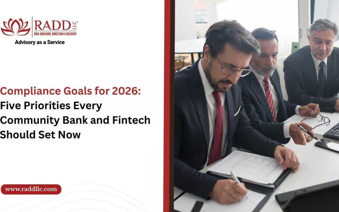 Compliance Goals for 2026: Five Priorities Every Community Bank and Fintech Should Set Now