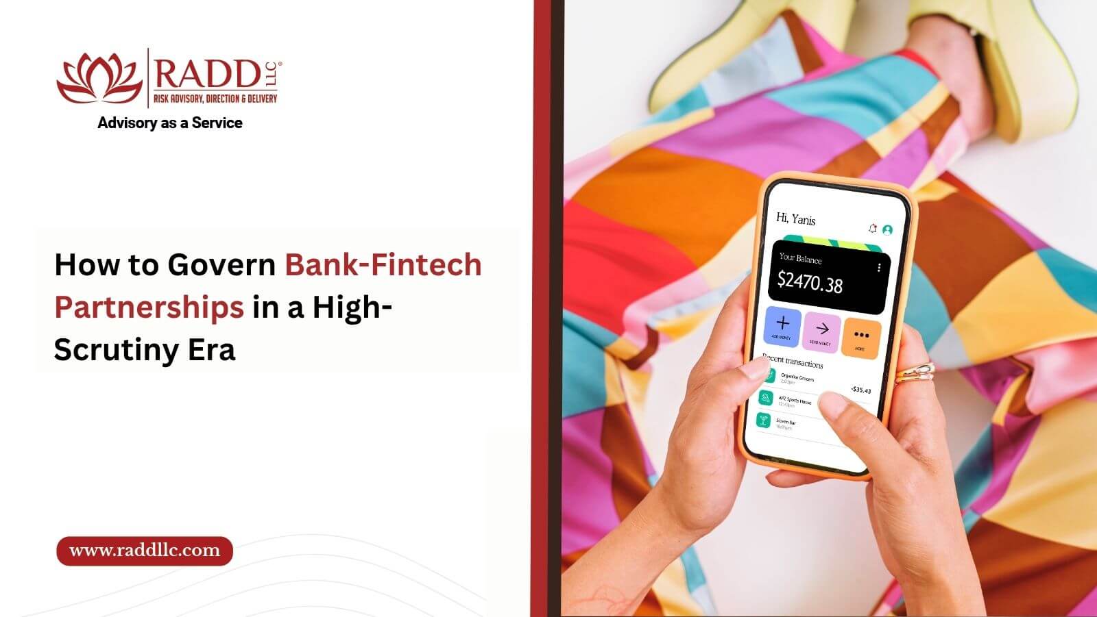 How to Govern Bank-Fintech Partnerships in a High-Scrutiny Era How to Govern Bank-Fintech Partnerships in a High-Scrutiny Era